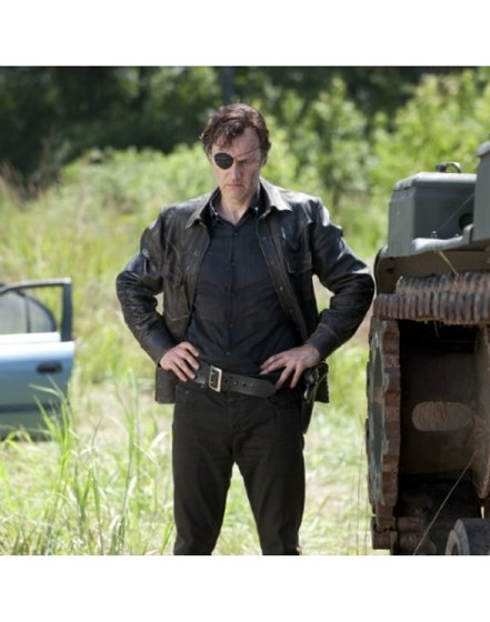 Walking Dead Governor Leather Jacket: Walking Dead Governor Leather Jacket