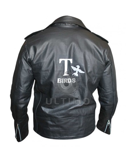 Danny Zuko T Birds Leather Jacket: Danny Zuko T Birds Leather Jacket