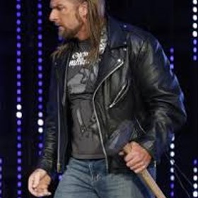 WWE Triple H Leather Jacket: WWE Triple H Leather Jacket