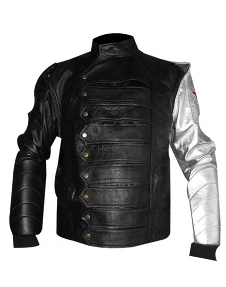 Fashion, : Sebastian Stan Leather Jacket