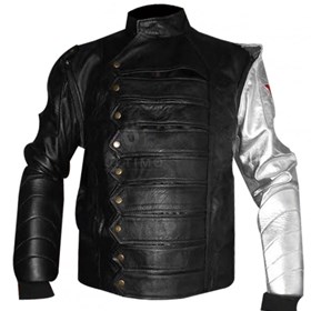Fashion, : Sebastian Stan Leather Jacket